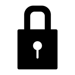Padlock Vector Line Icon Design