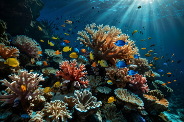 Obraz premium Beautiful nature background, Beautiful nature ai images, Beautiful nature background 4k