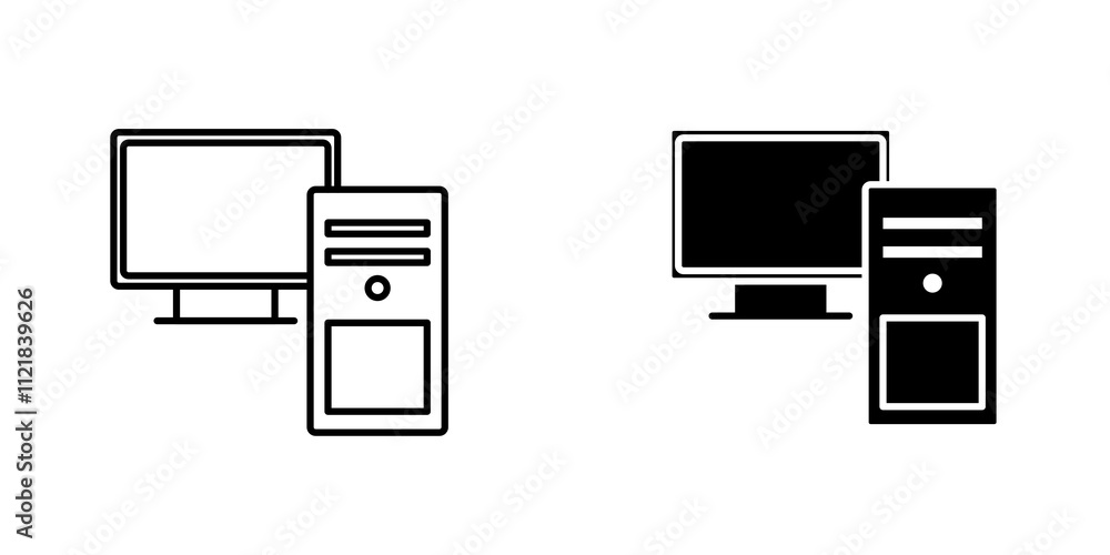 Poster Desktop icons for app and websites.