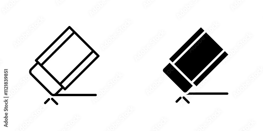 Poster eraser icons for app and websites.