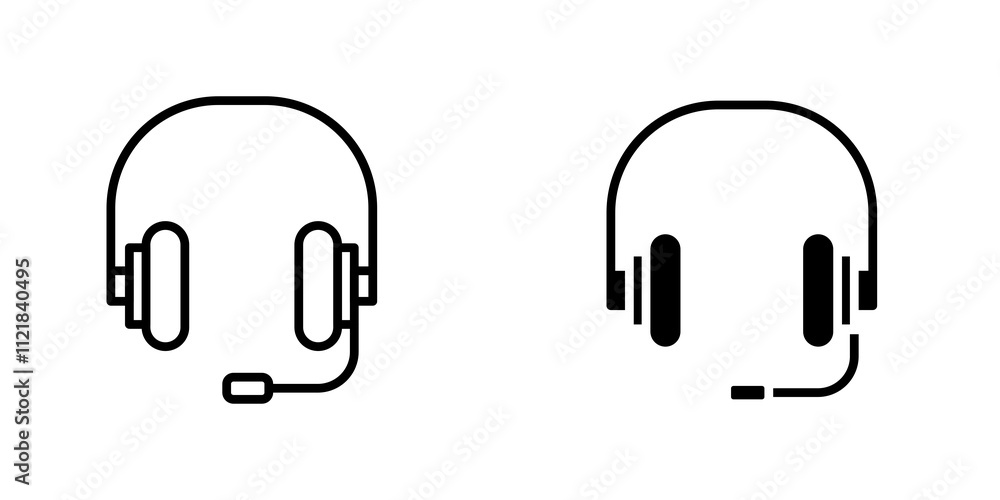 Poster headset icons for app and websites.