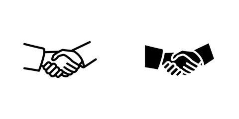Handshake icons for app and websites.