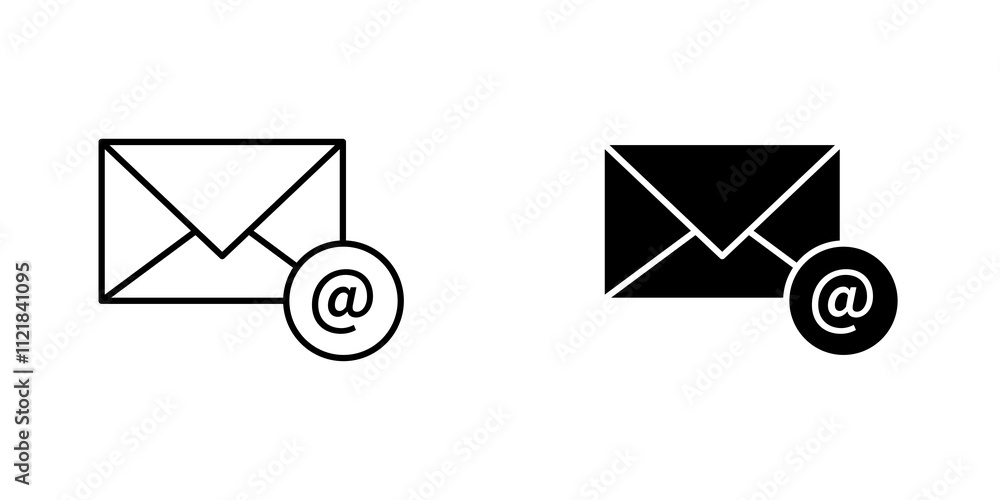 Poster mail icons for app and websites.