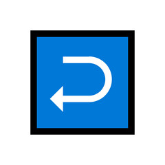 Left U-Turn Arrow
