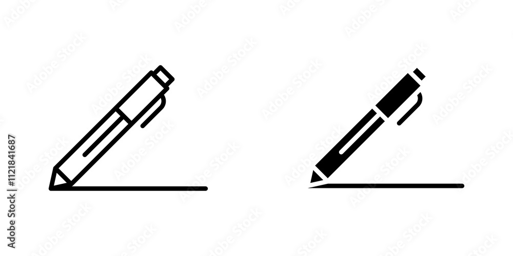 Poster pen icons for app and websites.