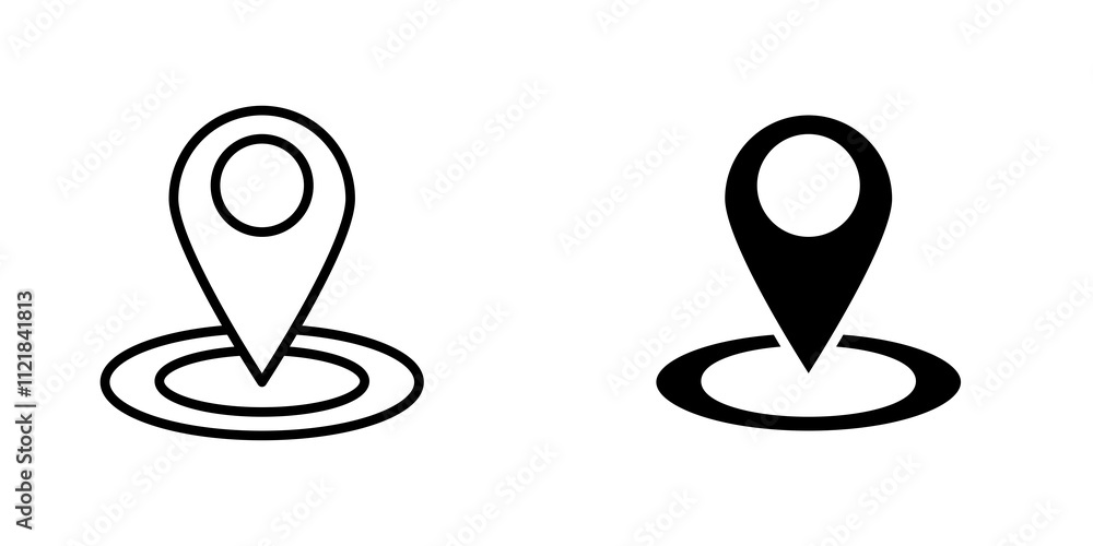 Poster pin icons for app and websites.