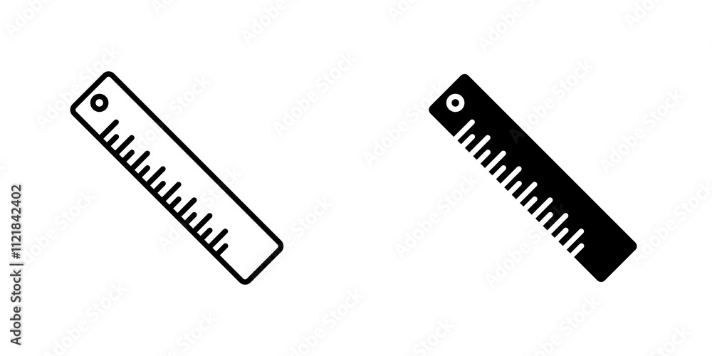 Poster ruler icons for app and websites.
