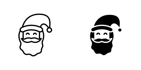 Santa Claus icons for app and websites.