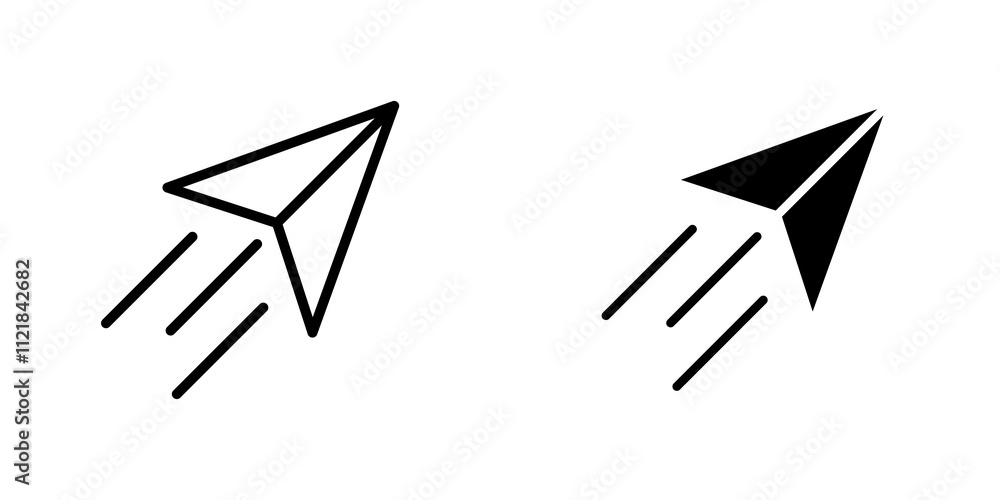Poster send message icons for app and websites.