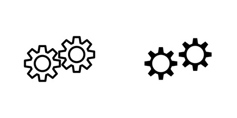 Settings gear icons for app and websites.