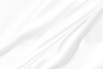 Clean smooth woven beautiful soft fabric abstract curve shape decorative fashion textile white background