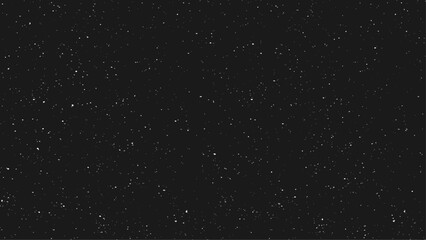 Distressed white grainy texture. Dust overlay textured. Grain noise particles. Snow effects pack. Rusted black background. Vector illustration