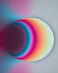 a close up of a colorful background with a circular design.