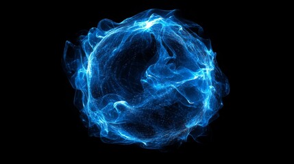 Ethereal Blue Energy Orb