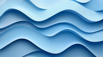 Fototapeta premium Blue Wave Abstract