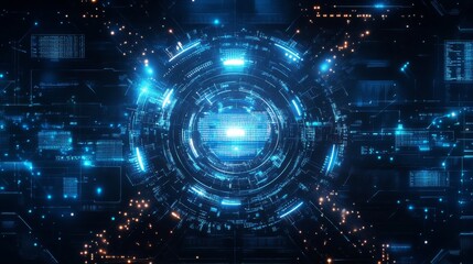 Futuristic Digital Interface