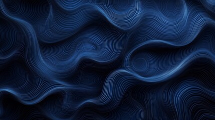 Obraz premium Blue Abstract Waves