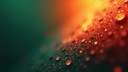 vibrant orange green gradient overlays grainy noise texture black background abstract