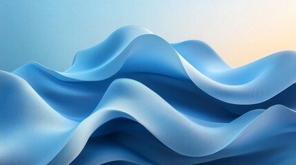 Fototapeta premium Abstract Blue Waves