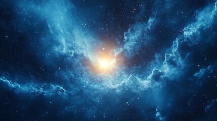 Fototapeta premium Majestic Cosmic Cloudscape