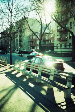 Street scene in Brooklyn, New York City