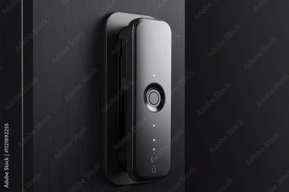 Poster Smart lock with remote access functionality enhances home security and convenience