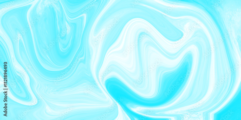 Aufkleber abstract blue silk background, stripe colorful marble liquid texture. modern colorful marble ink col