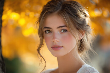 Fototapeta premium Autumn Bride