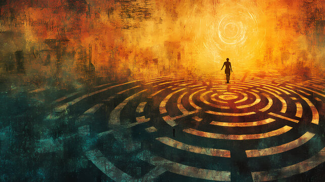Decoding prosperity in the auric maze. Auric. Illustration