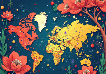 artists combine diverse cultures generative ai create unique illustrations various projects