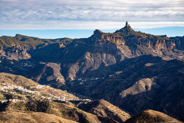 A wonderful view of the unforgettable Grancanaria Nublo rural Park, the largest natural area in...