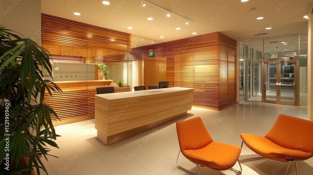 Aufkleber transforming office spacescreating a sustainable eco-friendly workplace design for a clean modern en