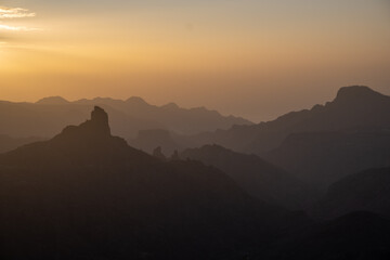 A wonderful view of the unforgettable Grancanaria Nublo rural Park, the largest natural area in...