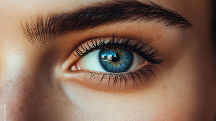 Fototapeta premium The Beauty of a Blue Eye