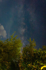 night sky and clouds