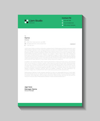 creative letterhead design template