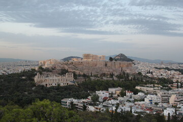 ancient greek temple in Athens, Greece