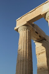 ancient greek temple in Athens, Greece