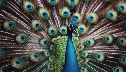 Obraz premium Peacock - Close-up