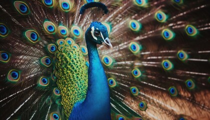 Obraz premium Peacock - Close-up