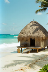 Fototapeta premium Beach and a hut