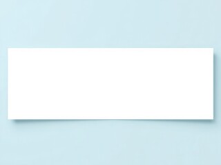 Obraz premium A horizontal greeting card mockup template with blank space for customization and branding, creative, branding