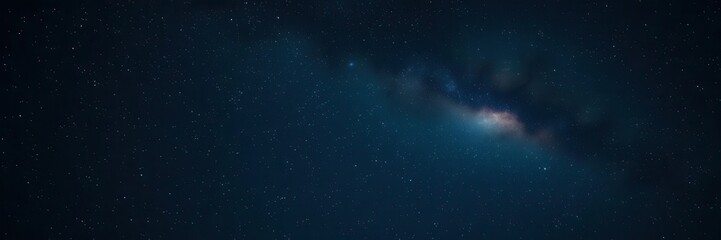 Fototapeta premium Night sky filled with sparkling stars on a black background, beautiful, nighttime, cosmos