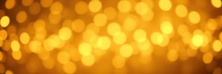 Fototapeta premium Shimmering gold gradient backdrop with soft glowing lights and bokeh effect, gold, shiny