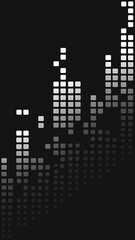 Dotted equaliser pattern, vector illustration