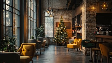 Fototapeta premium New Year's interior