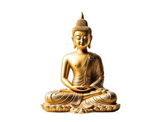 buddha statute on a transparent or white background.