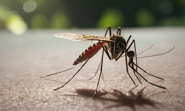 Dengue Virus Outbreak as a mosquito-borne illness or breakbone fever or a viral infection caused by an mosquitoes resulting in West Nile Virus Zika or malaria