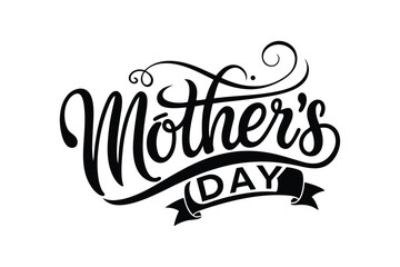 Obraz premium Mother's Day Typography Vector Design
