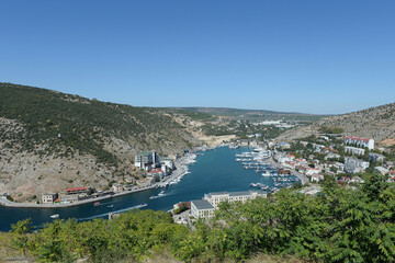 View of Balaklava Bay from Mount Castron, Sevastopol